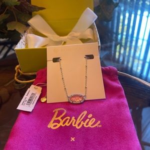 NWT Barbie Kendra Scott Gold Elisa Satellite Reversible Necklace